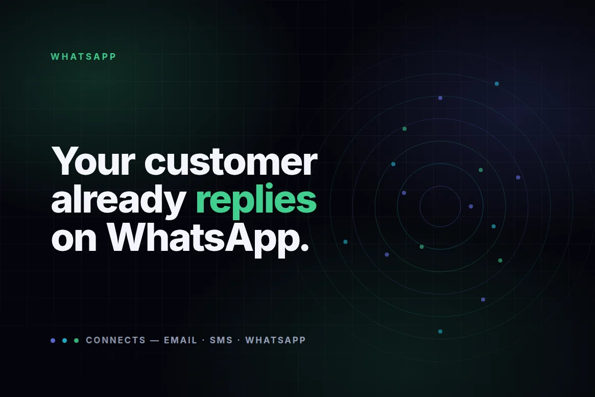 Your customer is already on WhatsApp. Your business should be too.
